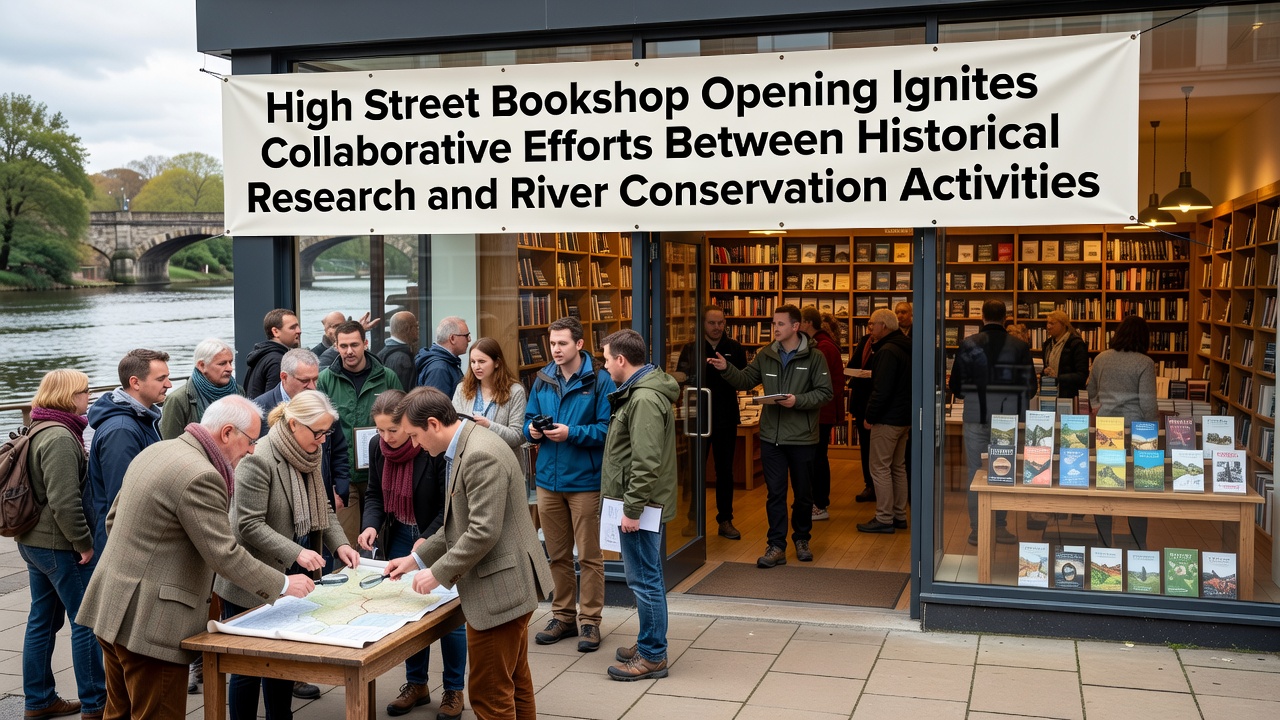 High Street Bookshop Debut Promotes Ties Between Local History Research and Waterway Preservation Efforts